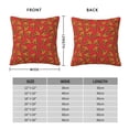 thumbnail image 2 of Honeii Pizza Cartoon Print Throw Pillow, Square Decorative Pillow Forms Soft Fluffy Plump Pillow Decorative Pillow Inserts,Couch Pillows-20"x20", 2 of 7