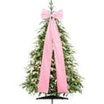 thumbnail image 2 of 20 x 71 Inches Christmas Extra Large Velvet Bows Christmas Tree Topper Decor Giant Xmas Tree Toppers Bows for Home Wreath Wall Backdrop Birthday Wedding Party Decorations, 2 of 7