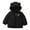 R393 Black, variant on Ruiwill Boys Coat Winter Childrens Padded Jacket With Thick Hood Warm Long Sleeve Crew Neck Print Boy Outerwear Black Size 18-24 Months