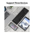 thumbnail image 3 of Ajazz Ajazz K680T Dual-Mode Mechanical Keyboard - Compact 68 Keys, White Backlight, Blue/Red Switch Options, USB/BT 3.0, Type-C, 1000mAh Battery, 3 of 6