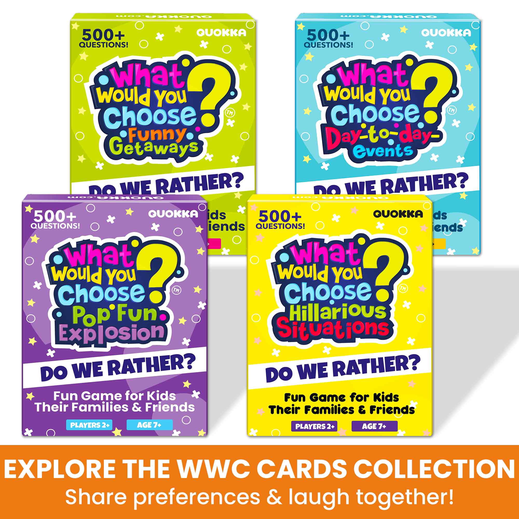 Quokka Card Game for Kids and Adults - What Would You Choose Challenge Funny Getaways Party Game - Hilarious Travel & Vacation Scenarios