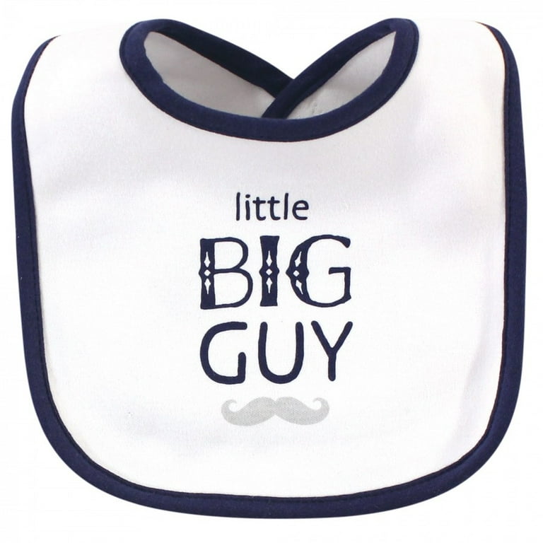 Hudson Baby Infant Boy Cotton Bibs 10pk, Handsome Like Daddy