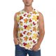 thumbnail image 1 of Fotbe Autumn Leaves 1 Men's Camiseta sin Mangas Estampada para Hombres, Playera Casual para Gimnasio, Entrenamiento, Playa-Medium, 1 of 7