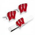thumbnail image 2 of Wisconsin Badgers Tie Bar & Cufflinks Set, 2 of 3