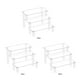 thumbnail image 4 of Cateissary Almacenamiento De ABS Para Artículos De Cocina, Obras De Arte Y Aperitivos Transparentes, Decoración Fácil Y Accesorios Para Almacenamiento y organización del hogar 30cm (ancho 8cm), 4 of 6