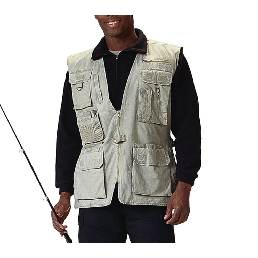 Rothco Rothco Khaki Safari Vest 7570 Small