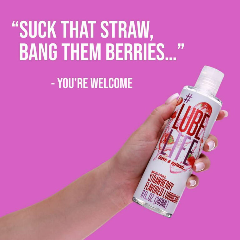 #LubeLife | Strawberry Flavored Water-based Lubricant