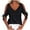 Black Tops for Women, variant on HAPIMO Women's Trendy Loose Pullover Casual Relaxed Workout Blouses Solid Color V Neck Shirts for Teen Girls Summer Tees Cold Shoulder Sleeve Black L