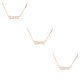 thumbnail image 5 of Collar creativo delicado con colgante de constelaciones Qarigey oro rosa, 5 of 6