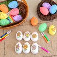 thumbnail image 7 of Easter Savings! PRETXORVE Easter Eggs, Easter DIY Hand-painted Eggss Set Unique Cartoons Bunny Simulation Eggss Children's Coloring and Painting Gifts, 7 of 7