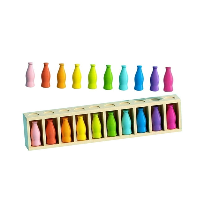 Juego de combinación de colores de botellas, divertido juego de mesa, interesante, único, resistente, juegos familiares, regalos de cumpleaños para