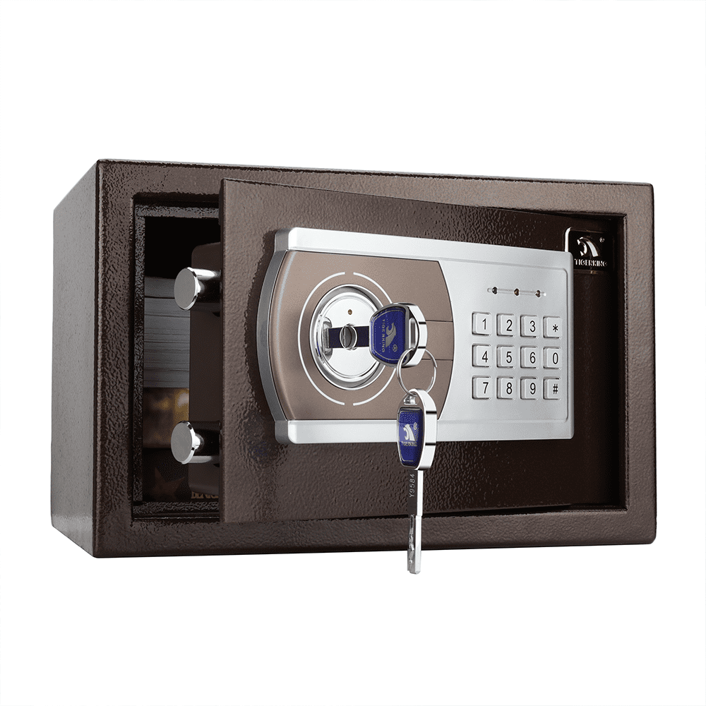 TIGERKING Personal Safe Security Digital Lock Box Key