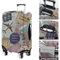 thumbnail image 6 of Washable Luggage Cover Elastic Travel Suitcase Cover Anti-Scratch Suitcase Cover Fits 22-24in Luggage Cover, 6 of 6