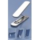thumbnail image 4 of Soporte de escritorio plegable portátil de aluminio de tamaño mini universal negro Soporte para teléfono móvil Soporte de escritorio plegable para teléfono, 4 of 5