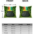 thumbnail image 6 of St Patrick''s Day Throw Pillow Covers 18x18 Inch Set of 2 Gold Coin Pot Decorative Pillows Cushion Case Pillowcases Rainbow Shamrock Green Throw Pillows for Couch Sofa Bedroom Garden Spring Holiday, 6 of 6