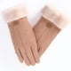 thumbnail image 5 of Guantes Térmicos de Invierno de Terciopelo para Mujer con Punta para Pantalla Táctil, Diseño Engrosado y Antiviento para Ciclismo al Aire Libre, Correr, Senderismo, 1 Par, 5 of 5