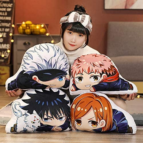 Cheap Attack on Titan Pillow Toy Anime Levi Ackerman Short Plush Stuffed  Doll Double Sided Pillow  Joom