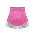 thumbnail image 6 of Haitryli Kids Boys Boxing Training Outfit Open Front Cloak With Print Shorts Kickboxing Competition Hot Pink Silver 6, 6 of 7