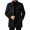 Black, variant on Mens Mid Length Wool Blend Overcoat Lapel Collar Single Breasted Windproof Warm Business Casual Outerwear for Fall Winter Office Wedding Gray XL