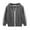 n6 Dark Gray, variant on Tween Back To School Clothes Kids Zip Up Hoodie School Uniform Boys Girls Zipper Sweatshirt Oversized Y2K Fall Hooded Jackets Preppy Clothes