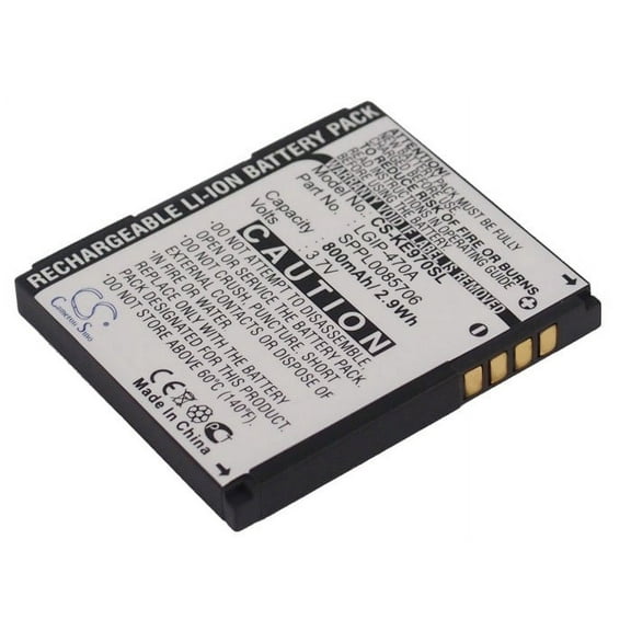 800mAh SBPL0085702 LGIP-470A SPPL0085706 Battery for LG U970 LF755 KF600 KU970