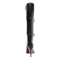 thumbnail image 3 of FSJ Women Fashion Polished Zippers Knee High Boots Pointed Closed Toe Side Zip Stiletto High Heel Long Boots Dress Shoes Size 14 Black, 3 of 5
