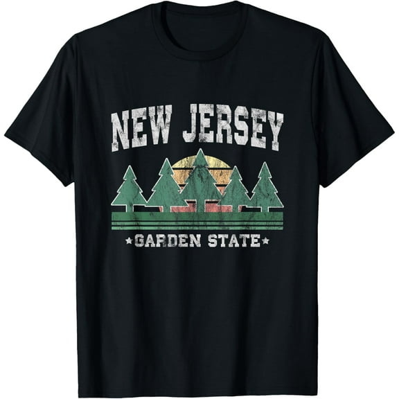 New Jersey T-Shirt Retro Vintage Shirt Gift Men Women Kids T-Shirt