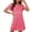 Hot Pink, variant on Valentine's Day Nightgown for Woman Short Sleeve Night Dress Heart Printed Sleepshirt Cute Holiday Sleepwear Soft Nightwear Green XL
