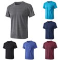 thumbnail image 4 of TFixol Camiseta deportiva para hombre con estampado de camuflaje y cuello redondo elástico de secado rápido, 4 of 8