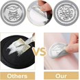 thumbnail image 5 of 100pcs Self-Adhesive Silver Foil Embossed Stickers Medal Decoration Sticker Book Pattern Stickers Graduation Corporate Notary Seals Envelope Gift Seal, 5 of 5