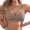 Gray, variant on Wireless Bras for Womens, No Underwire Soft Breathable Seamless Comfortable T-Shirt Bras Light Yellow M