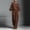 #9Coffee, variant on Women's Office Business Casual 2 Piece Outfits, Minimalist Batwing Sleeve Top & High Waist Pleated Wide Leg Pants Set for Women Work Daily Commute Wear