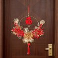 thumbnail image 4 of Spring Festival Wreath Berries Wreath Chinese New Year Door Wreath Garland Spring Festival Decoration , 40cm, 4 of 7