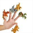 thumbnail image 5 of Mini Juguetes de Dinosaurios para Morderse los Dedos, Figuras Acción, Juegos con Dedos Niños, Regalo Cumpleaños, Adornos Pasteles, 5 of 5