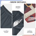 thumbnail image 6 of FORMRS Boys Pajama Pants with Pockets Size 6-8Y Kids Lounge Sleep Bottoms, Blue Christmas Santa, 6 of 8