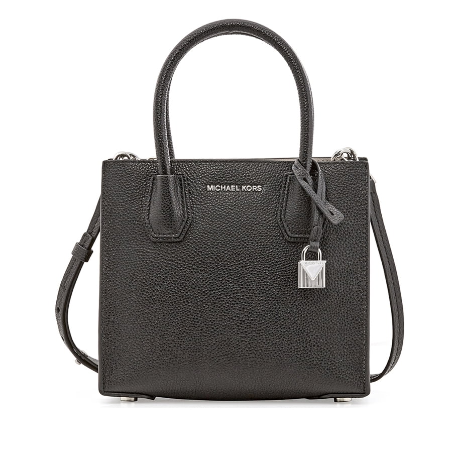 MICHAEL KORS Mercer Medium Leather Accordion Crossbody Handbag