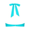 thumbnail image 3 of WILLBEST Traje de Baño Mujer Manga Larga Mujer Bikini Top Push Up Traje de Baño Top Cuello En V Cobertura Completa Traje de Baño Top, 3 of 4
