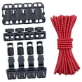 thumbnail image 3 of Kit de actualización de cordón elástico para mochila con mayor capacidad de almacenamiento, cordón elástico resistente para escalada Rojo, 3 of 8