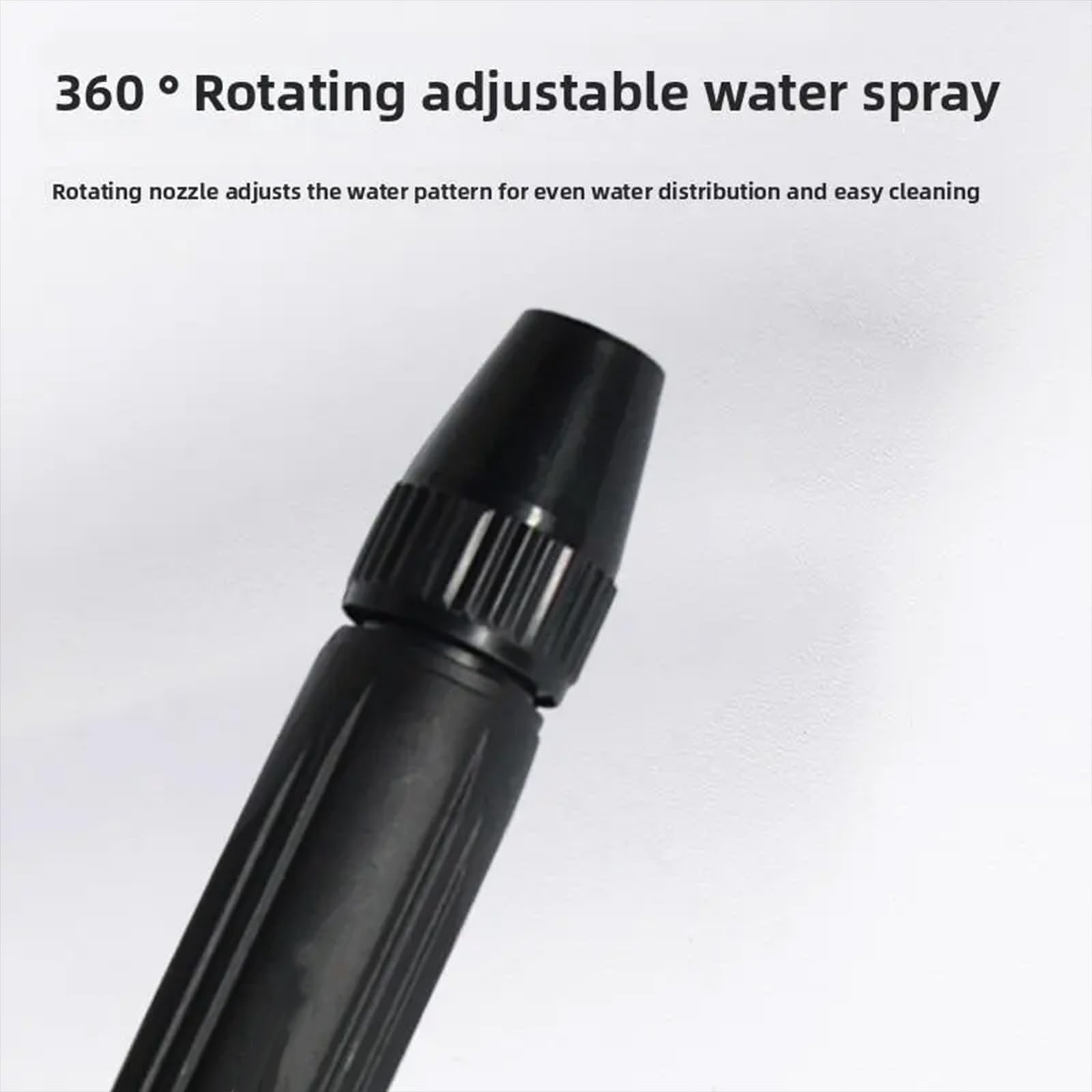 Adjustable High Pressure Hose Nozzle Sprayer with Multiple Spray Patterns, for Plant Watering, Vegetable Care and Car Washing
