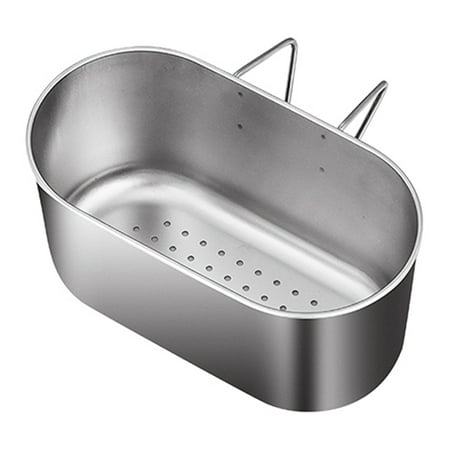

Kitchen Drain Basket 304 Stainless Steel Sink Drain Strainer Basket Food Catcher