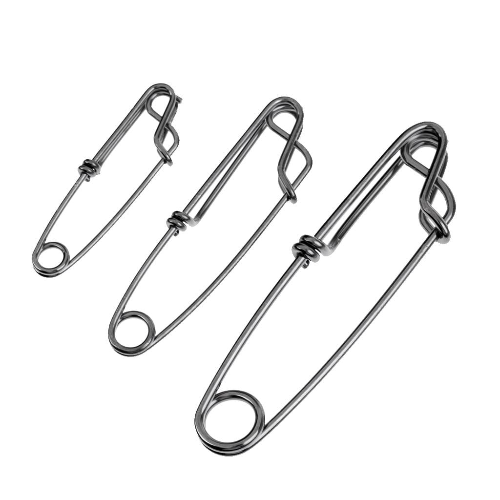 Details about   10 Pieces High Strength Stainless Steel Long Line Longline Clip Snap for Fishing 