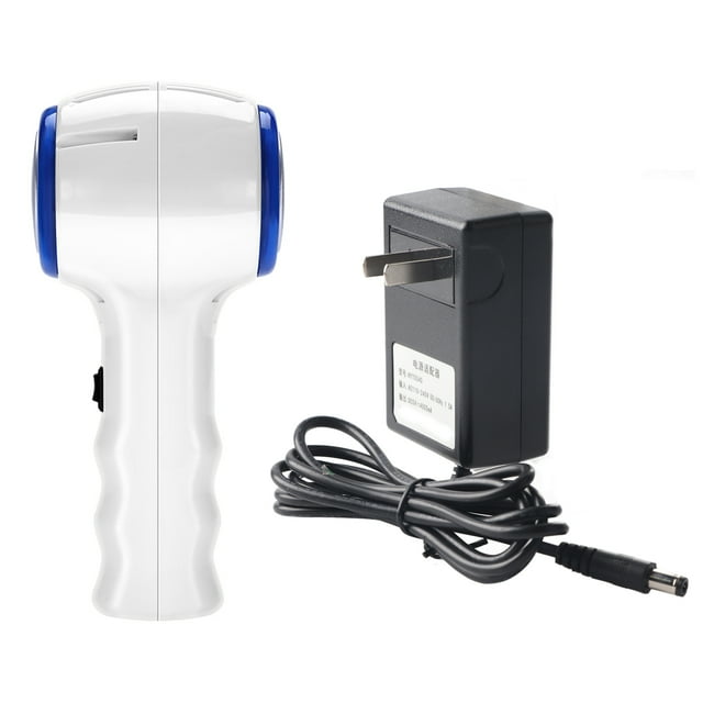 Hot & Cold Hammer Face Lift Anti Aging Massager Blue Photon Therapy Beauty Machine US Plug