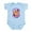 Sky Blue, variant on CafePress - Chinese Zodiac Rooster Infant Bodysuit - Baby Light Bodysuit, Size Newborn - 24 Months