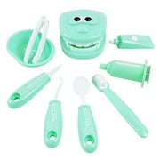 Fridja 9Pcs/set Kids Pretend Play Toy Dentist Check Teeth Model For Doctors Role Play Dental Early Education Brushing Toys Preschool Education Toy for Kids