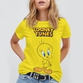 thumbnail image 4 of Looney Tunes Tweety Unisex Short Sleeve T Shirt Daily Novelty 3D Printed T-Shirts Soft Comfortable Tee Shirt Top For Men And Women, 4 of 7