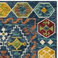 thumbnail image 5 of SAFAVIEH Aspen Joyce Southwestern Wool Area Rug, Navy/Gold, 6' x 9', 5 of 6