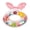 #A Pink, variant on Transparent Glitter Floral Swim Ring with Pink Mermaid Tail Float 23.2in Outer Diameter Pool Water Floating Tube