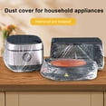 thumbnail image 4 of Trayknick Clear Thickened PE Home Appliance Dust Cover - 30Pcs Disposable Elastic Band Dust Protector Shield for Kitchen Appliances, 4 of 8