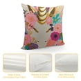 thumbnail image 4 of Cute Square Throw Waist Pillow Case Decorative Cushion Sofa, 4 of 5