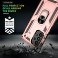 thumbnail image 5 of for Samsung A53 5G Case, Galaxy A53 5G Case with HD Screen Protector, [Military-Grade] Magnetic Ring Holder Kickstand Shockproof Protective Phone Case for Samsung Galaxy A53 5G, Rose Gold, 5 of 14